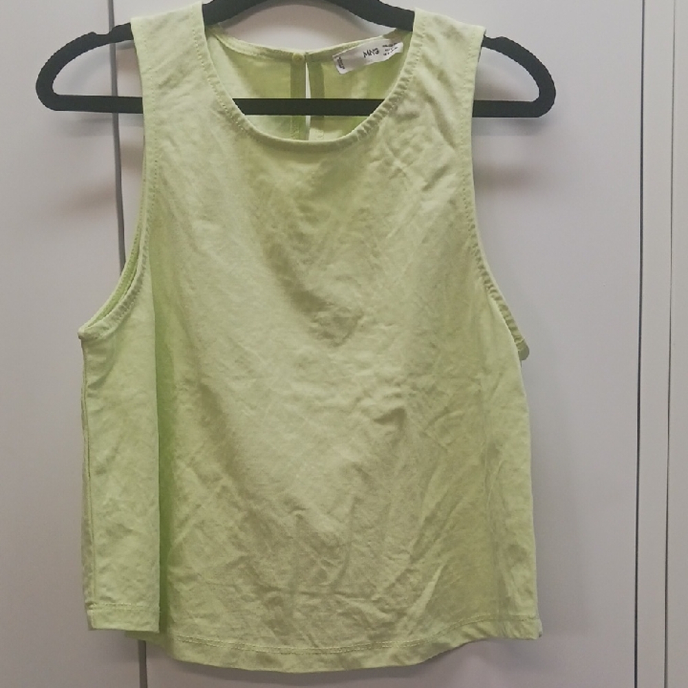 Mango Light Green Tank Top
